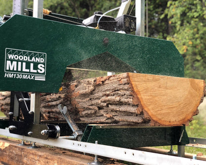 HM130MAX® Portable Sawmill Ground Mounted -  Woodland Mills