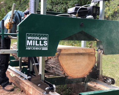 HM130MAX® Portable Sawmill Ground Mounted -  Woodland Mills