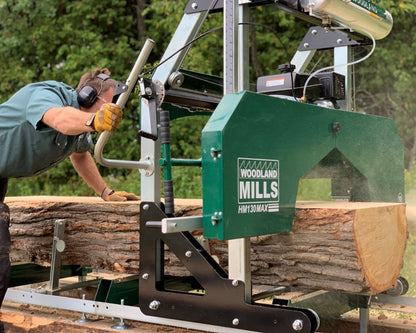 HM130MAX® Portable Sawmill Ground Mounted -  Woodland Mills
